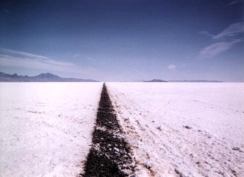 The start of the course at Bonneville