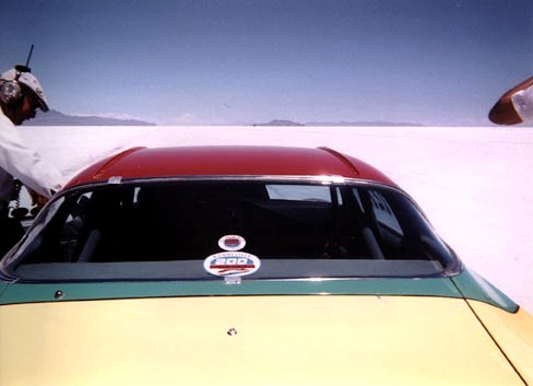 Bob Higbee and Keith Turk at Bonneville in 1999