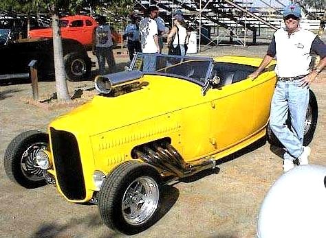 Dave McFee photo of Boyce Asquith's '32 highboy