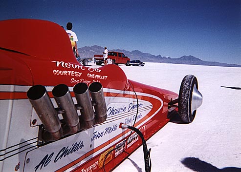 Chauvin Emmons' roadster on pure nitro