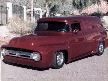 1956 Ford panel truck built by The Cobbler's Shop