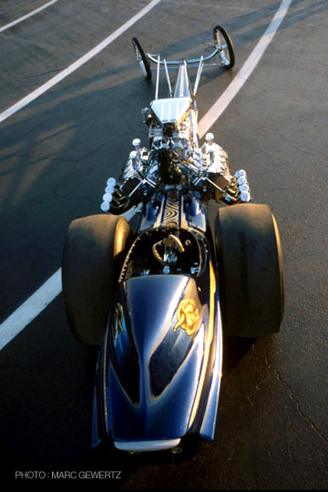 Tom Hanna's dragster