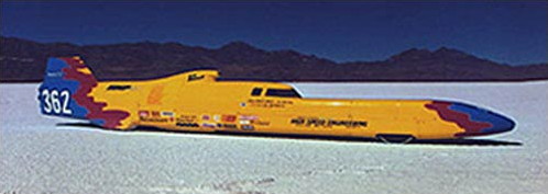 The Hoffman / Markley streamliner at Bonneville