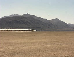 ThrustSSC on its fiftieth run