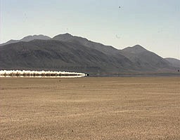 ThrustSSC on its fiftieth run