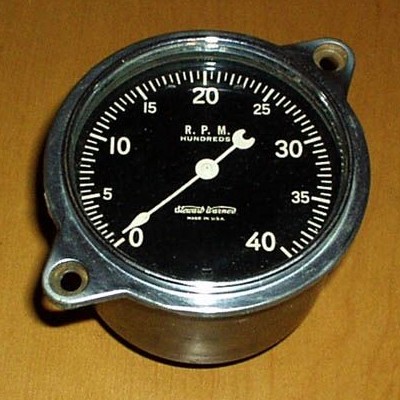 Stewart Warner tachometer